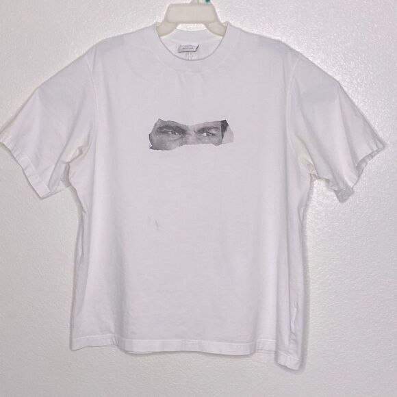 MARCELO BURLON x Muhammad Ali White Ali Eyes T Shirt Size M - Picture 1 of 6